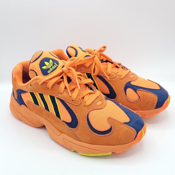 Adidas Yung-1 Hi-Res Orange Blue Yellow  B37613  Goku men\'s size 10
